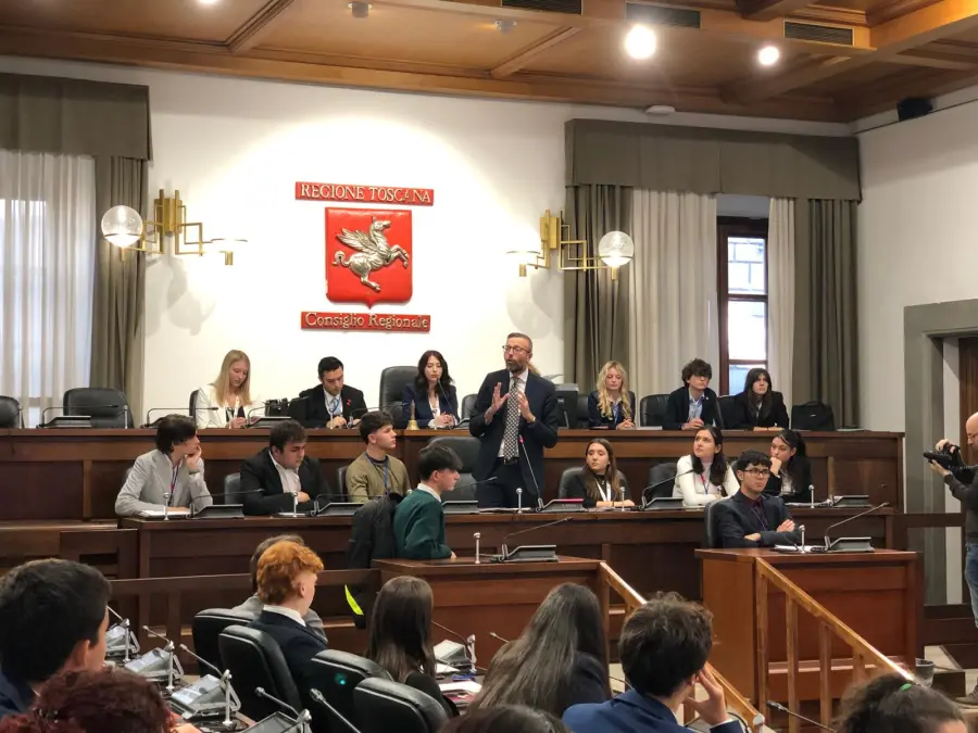 Visita formativa al Consiglio regionale: studenti di Ascoli Piceno a Palazzo Leopardi